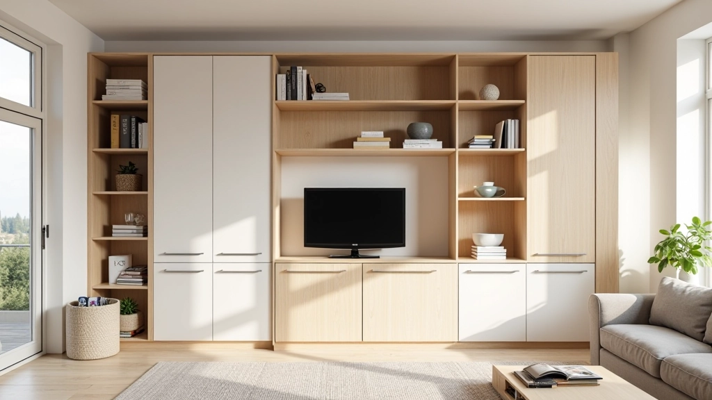 Modular furniture storage configuration